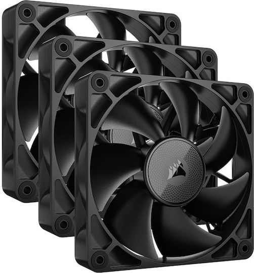Corsair iCue Link RX120 Case Fan (2100rpm / 74.2cfm) Χωρίς Led Φωτισμό και Σύνδεση 6-Pin 3τμχ