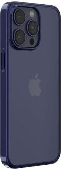 Devia Glimmer Umschlag Rückseite Kunststoff Blau (iPhone 15 Plus / 16 Plus)