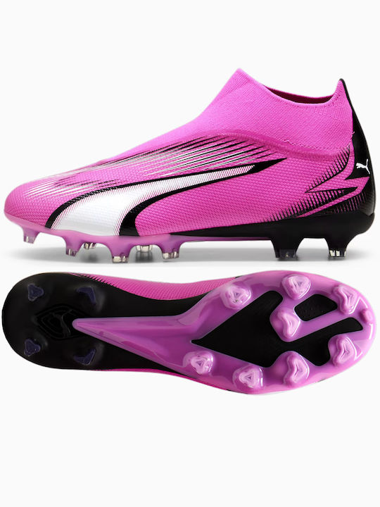 Puma Ultra Match+ Ll FG/MG Hoch Fußballschuhe mit Stollen Rosa