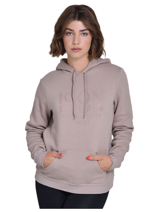 Target Women's Hooded Fleece Sweatshirt Gray