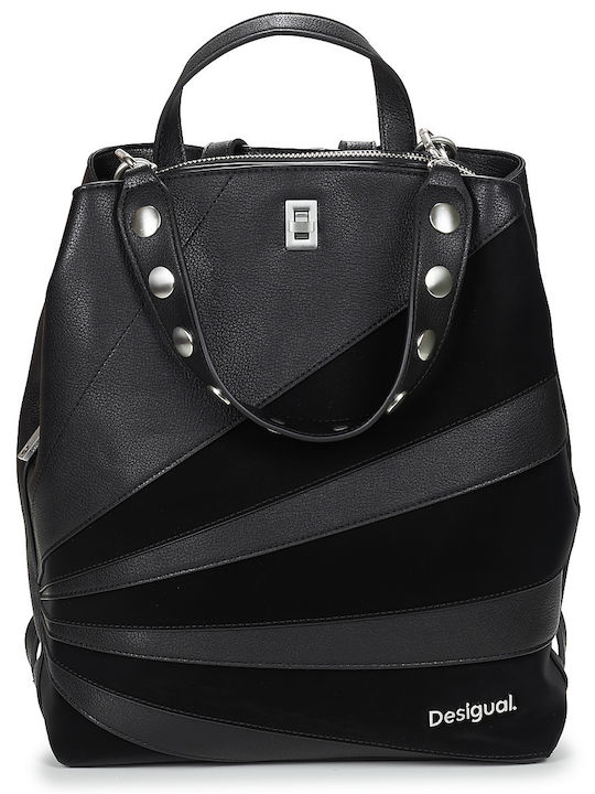 Desigual Damen Tasche Rucksack Schwarz