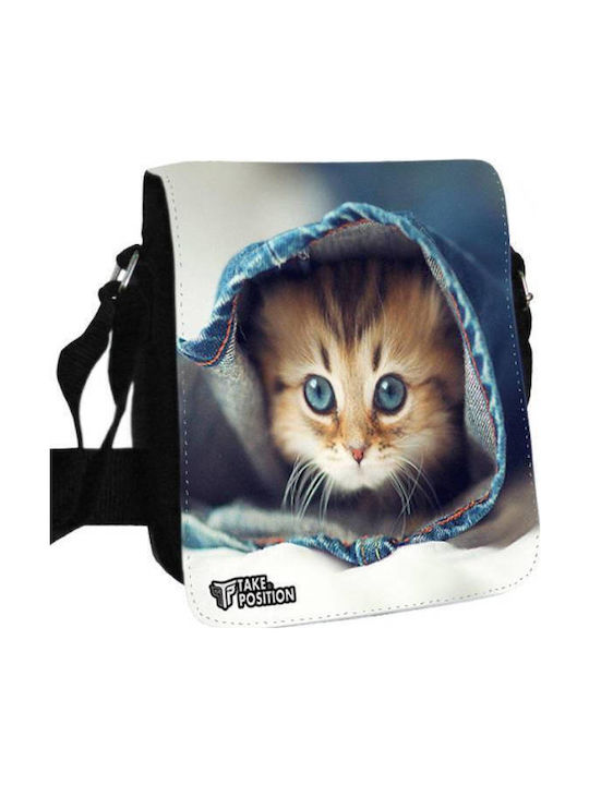 Damen Schultertasche Schwarz