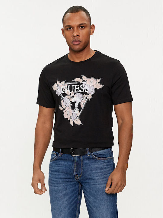 Guess I3z14 Men's Short Sleeve T-shirt Black