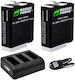 Wasabi Battery Kit Charger για GoPro Hero 12 / Hero 11 / Hero 10 / Hero 9