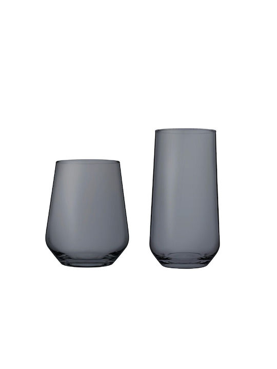 Pasabahce Allegra Gläser-Set Wasser aus Glas in Gray Farbe 470ml 12Stück