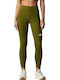 Women's Cropped Training Legging High Waisted Green