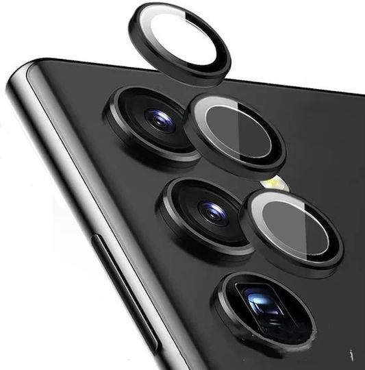 3 Pcs Camera Protection Tempered Glass Black for the Samsung Galaxy S24, Samsung Galaxy S24+ 33941