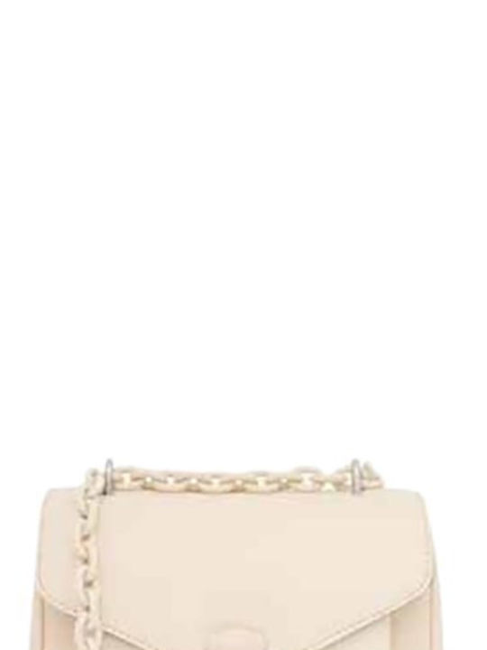 Tous Leather Women's Bag Crossbody Beige