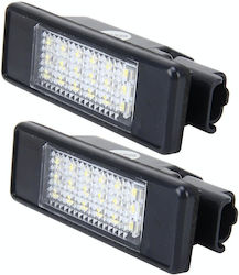 Φώτα Πινακίδας για BMW X7 Citroen Berlingo / C2 / C3 / C4 / C5 / C6 Peugeot Expert Suzuki Crossover 2τμχ