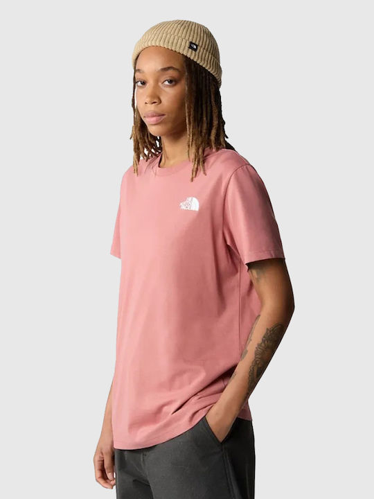 The North Face Women's Blouse Cotton Short Sleeve Coral