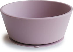 Mushie Baby Food Bowl made of Silicone Soft Lilac