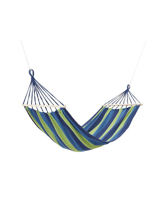 Nils Double Hammock with Stand Blue 200x100cm