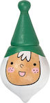 Moses Wooden Spinning Top Green