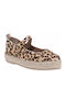 Women's Leather Espadrilles Tabac Brown