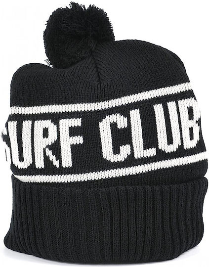 Beanie Unisex Beanie Gestrickt in Schwarz Farbe