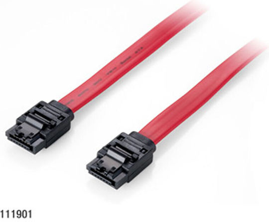 Equip 7 pini SATA III - 7 pini SATA III Cablu 100cm Roșu (111901)