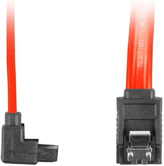 Lanberg 7 pini SATA II - 7 pini SATA II Cablu 30cm Roșu (CA-SASA-13CC-0030-R)