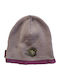Beanie Γυναικείος Reversible Σκούφος Πλεκτός σε Μωβ χρώμα
