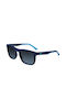 Lacoste Men's Sunglasses with Blue Plastic Frame and Blue Gradient Lens L956S-401