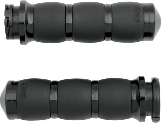 Avon Grips Motorradlenkergriffe in Schwarz Farbe