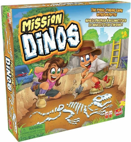 Board Game Mision Dinos for 2-4 Players 4+ Years Old (FR) Goliath