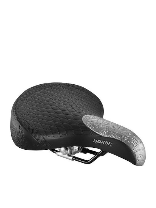Monte Grappa Horse 3040 Black Bicycle Saddle City