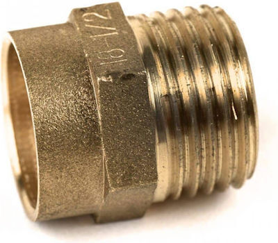 T-Fittings Αρσενικός Μαστός / Νίπελ Χαλκού 18mm 0507
