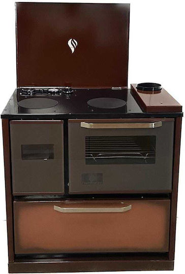 Thermosteel Σόμπα Πετρελαίου με Φούρνο 12kW Καφέ
