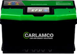 Carlamco Baterie Auto cu Capacitate 80Ah Pornire/Oprire