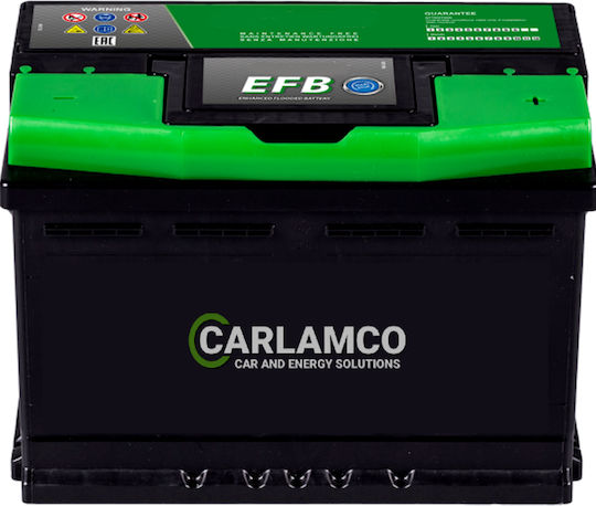 Carlamco Batterie Auto mit Kapazität 73Ah Start/Stopp
