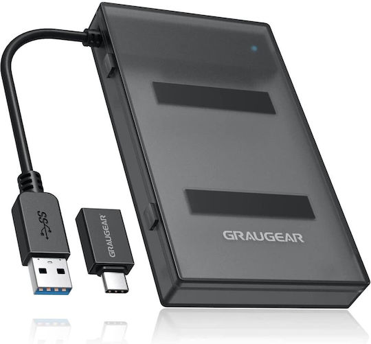 Graugear Case for Hard Drive 2.5" SATA III with Connection SATA