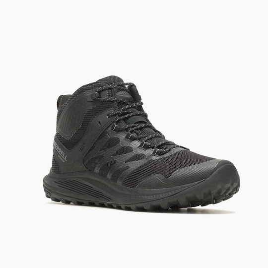 Merrell Militärische Halb-Stiefel aus Mesh Schwarz J005049