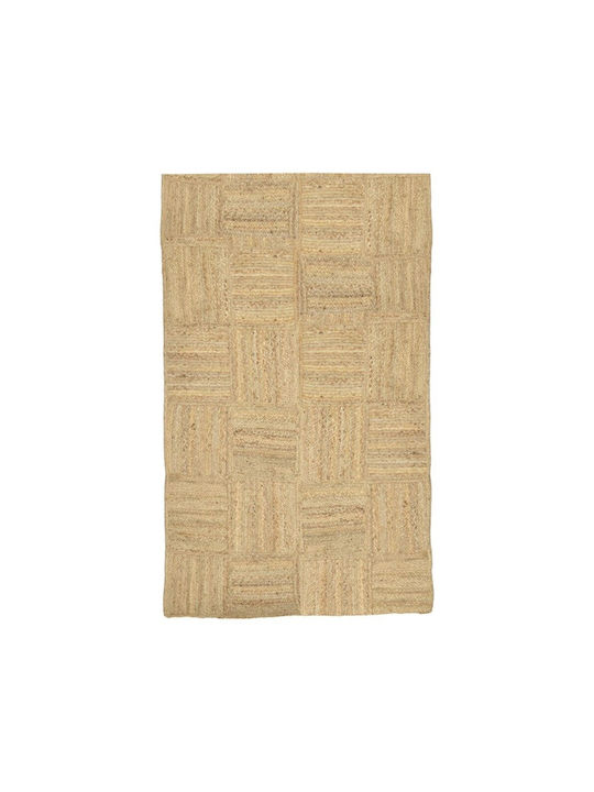 Inart Summer Rectangular Rug Jute Beige 302-000014