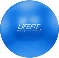 Lifefit Μπάλα Pilates 75cm σε Μπλε Χρώμα Lifefit Μπάλα Pilates 75cm σε Μπλε Χρώμα
