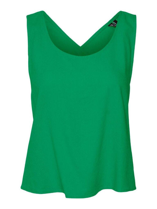 Vero Moda Damen Bluse Ärmellos Bright Green