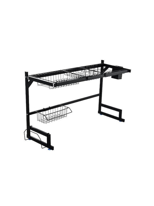 Kitchen Organizer Racks Metallic in Colour