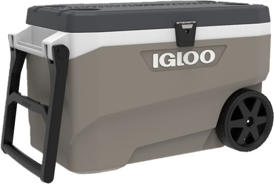 Igloo Maxcold Roller Latitude 90 Tragbarer Kühlschrank 85lt Beiges