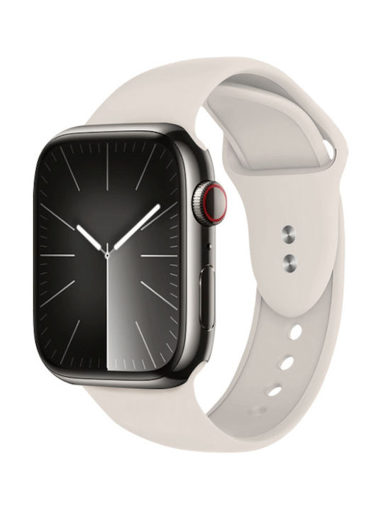 Crong Liquid Curea Bej Apple Watch SE/9/8/7/6/5/4