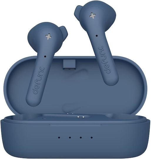 Defunc True Basic In-ear Bluetooth Handsfree Ακουστικά με Θήκη Φόρτισης Μπλε