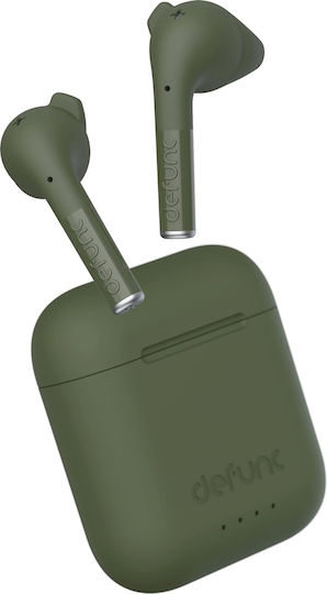 Defunc True Talk In-Ear Bluetooth-Freisprecheinrichtung Kopfhörer mit Schweißresistenz und Ladeetui Grün