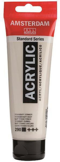 Royal Talens Amsterdam Ακρυλικό Χρώμα Ζωγραφικής Titanium Buff 290 120ml