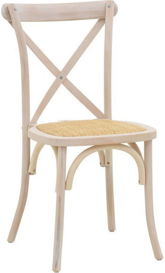 Dylon Scaune Cafe Lemn White Wash 1buc 48x52x89buc