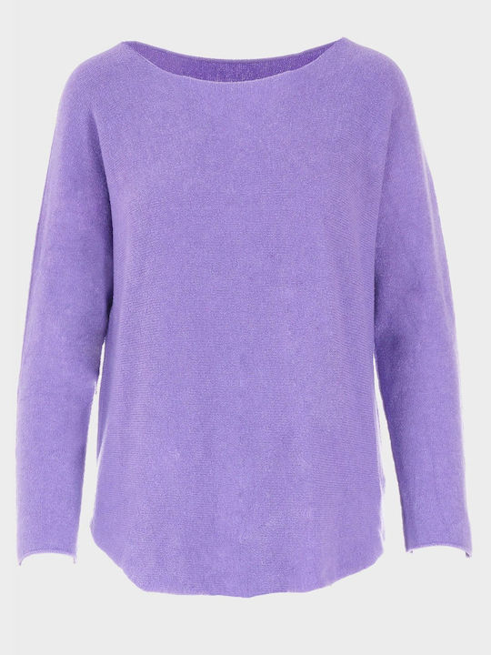 G Secret Women's Long Sleeve Pullover Purple