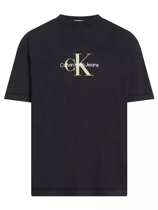 Calvin Klein Herren T-Shirt Kurzarm BLACK