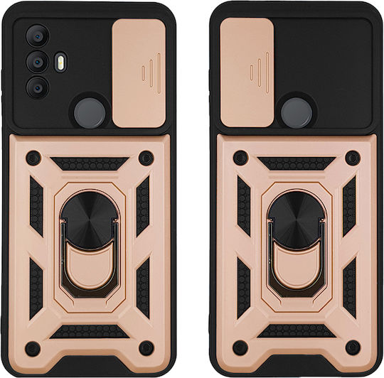 Sonique Umschlag Rückseite Silikon / Kunststoff Rose Gold (TCL 306 / 305 / 30 SE / 30E)