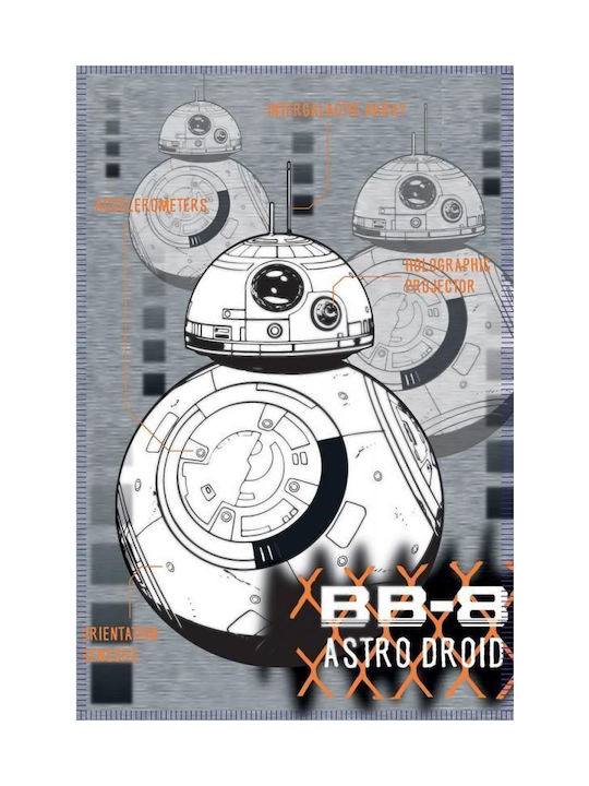 Disney Decke Vlies Star Wars Grey 140x100cm