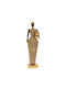 Iliadis Decorative Animal Polyresin African Figurine With Gold Dress 8x7x29cm 1pcs