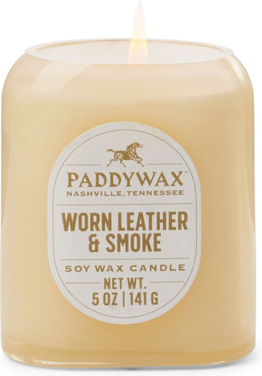 Paddywax Aromatic Candle in Jar Worn Leather & Smoke Paddywax Aromatic Candle in Jar Worn Leather & Smoke