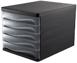 Comix Plastic Desktop Drawer Black