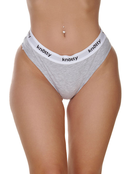 Comfort Βαμβακερό Γυναικείο Slip Γκρι